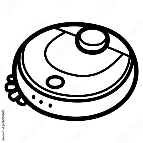 robot vacuum illustration