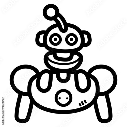 robot machine illustration