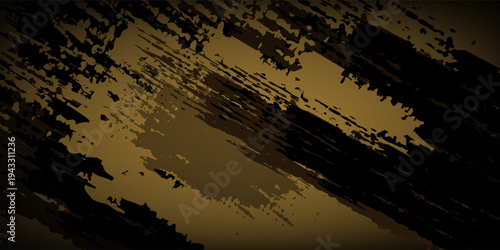 abstrak hitam dan emas ringan dengan gradien putih adalah permukaan dengan template tekstur logam garis lembut tech latar belakang diagonal emas gelap ramping bersih modern.