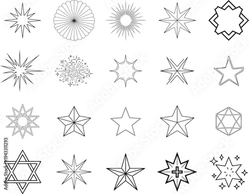 set of vector icons