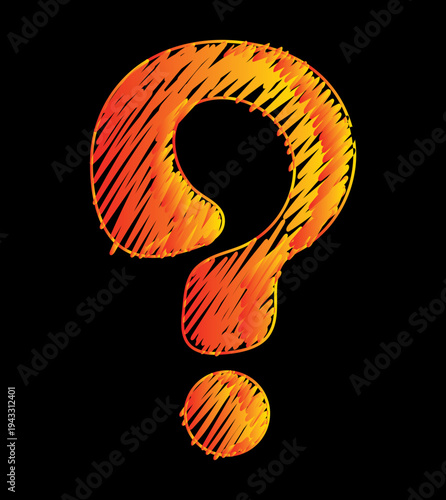 A dark blue square background with the letters EPS in white and a large gradient question mark below it.