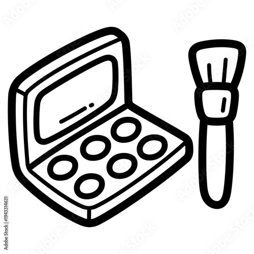 eyeshadow illustration