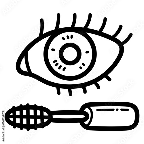 mascara illustration