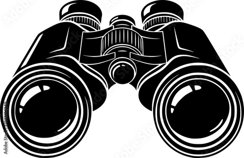 vector binocular icon vector illustration
