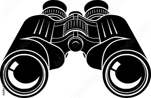 vector binocular icon vector illustration
