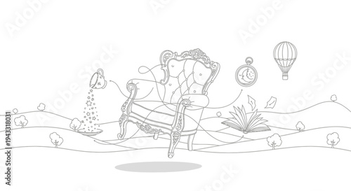 Woman sitting on a chair outdoors.