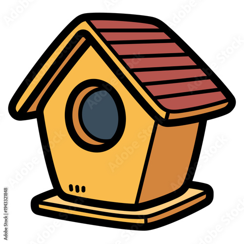 birdhouse illustration