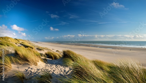 Breiter Sandstrand Auf Der Nordseeinsel Amrum