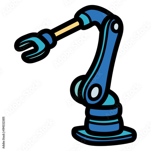 industrial robot illustration