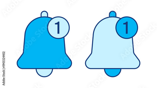 Application Notification Bell Alert Symbol For Message Updates And Activity Reminder Color Icon