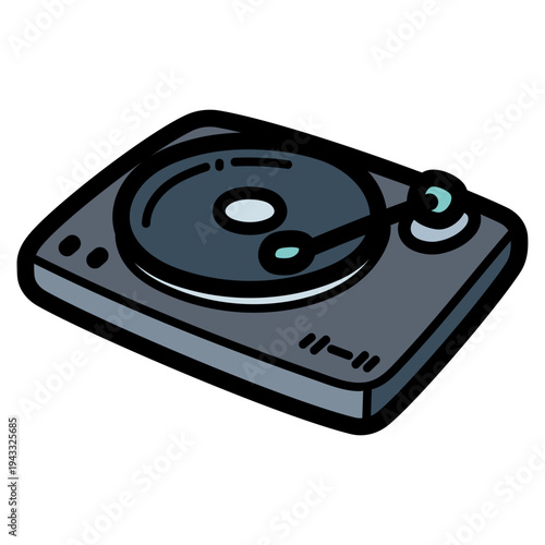 Turntable illustration