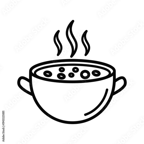 Hot Soup Bowl Icon