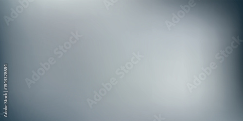 Silver foil background with metal mirror texture. Chrome gradient surface with light like could abstract eps 10