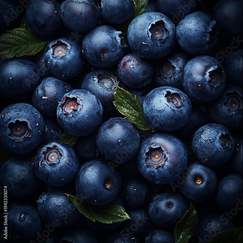 Vibrant Huckleberries Showcasing Rich Colors and Textures in a Natural Outdoor Setting of Beauty