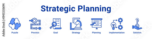 -Strategic Planning Icon Banner and Collection