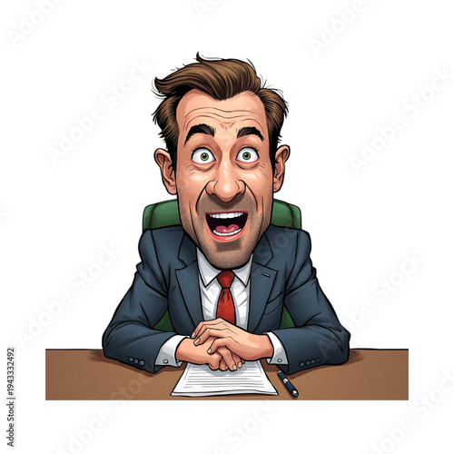 businessman with a big smile