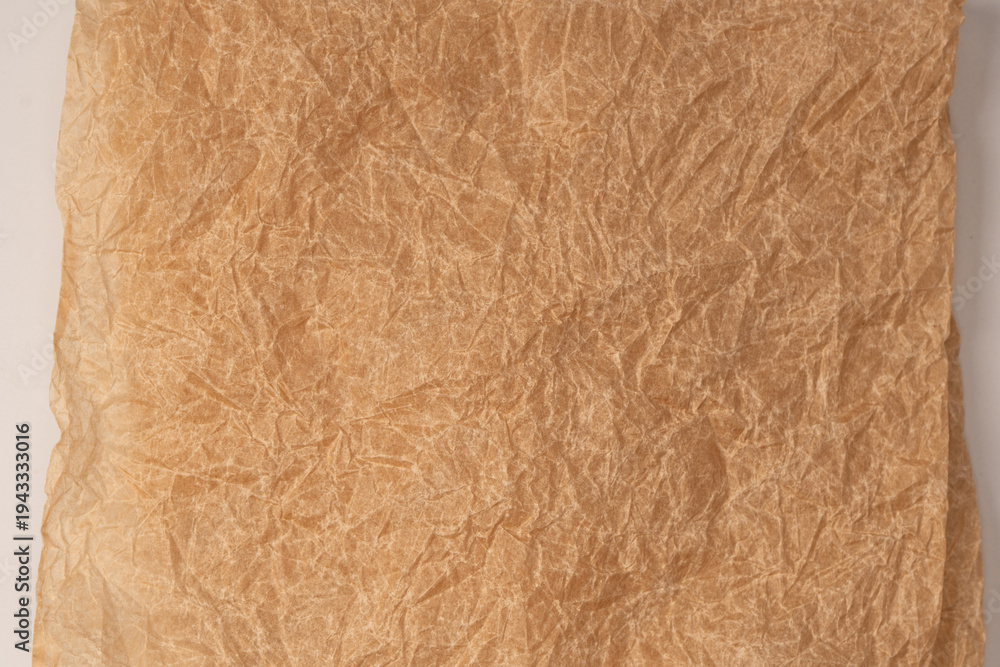 Fototapeta premium Crumpled paper as background. Top view.