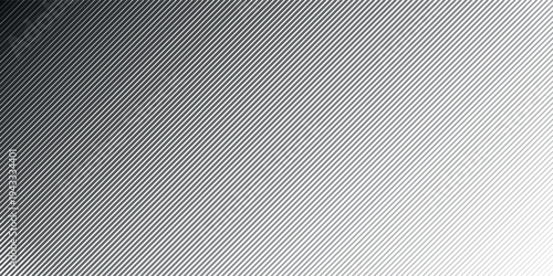Thin slash line seamless pattern. Repeated fine diagonal lines background. Pinstripe linear wallpaper. Abstract tilted slanted stripes backdrop. Repeating oblique strip texture overlay. Vector