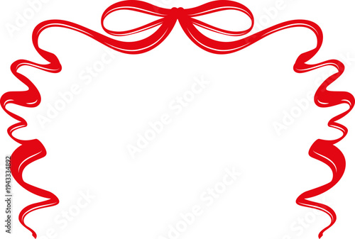 Coquette Whimsical Bow Ribbon Frame