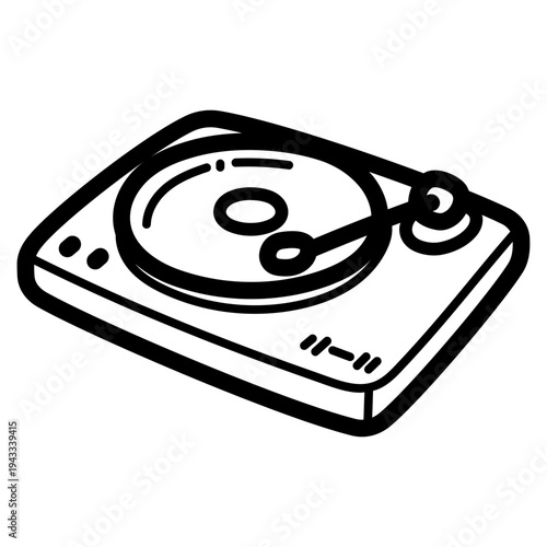 Turntable illustration