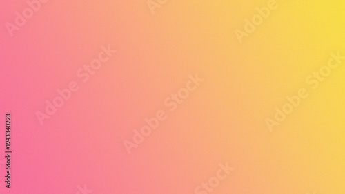 Subtle noise texture overlaying a vibrant pink to yellow smooth color gradient background