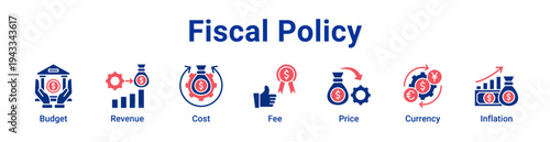 Fiscal Policy Icon Banner