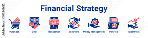 Financial Strategy Icon Banner