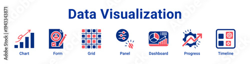 Data Visualization Icon Banner