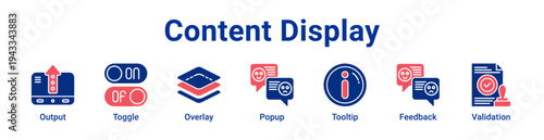 Content Display Icon Banner