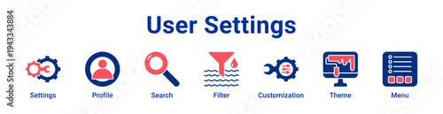 User Settings Icon Banner
