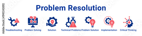Problem Resolution Icon Banner