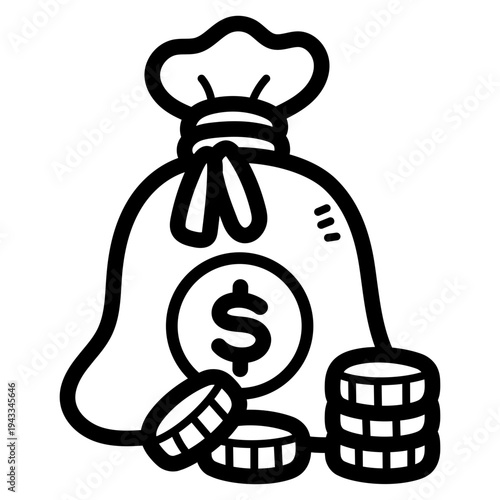 money bag illustration