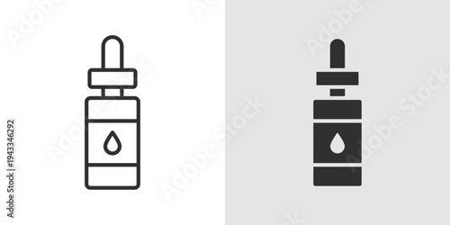 Beauty Serum Icon representing skincare treatment, cosmetic care, facial hydration, and beauty product application used for healthy and glowing skin.