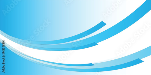 Abstract Blue Curved Wave Background Modern Light Blue Gradient Corporate Design