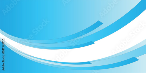 Abstract Blue Curved Wave Background Modern Light Blue Gradient Corporate Design
