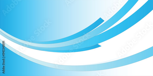 Abstract Blue Curved Wave Background Modern Light Blue Gradient Corporate Design
