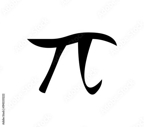 Pi π number icon