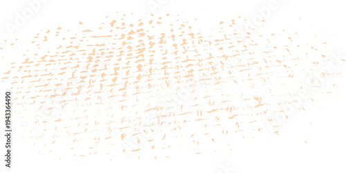 Abstract peach and white grunge texture background with hand-drawn ink hatch patterns and distressed halftone effect
