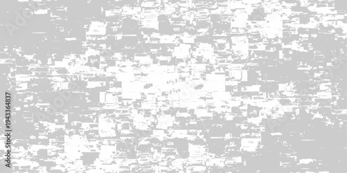 White and gray abstract distressed grunge texture background with weathered paint effect and grainy overlay