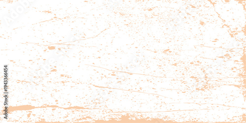 Beige grunge texture background with white distressed paint strokes and abstract weathered paper effect for design
