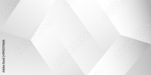 White and grey perspective arrow shape abstract background. banner modern design. vector illustration