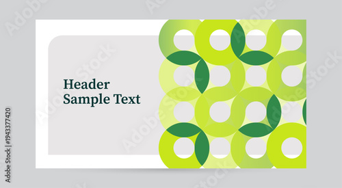 green eco esg sustainable nature energy simple clean minimal background banner template