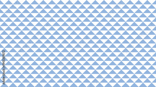 Seamless geometric pattern featuring light blue and white triangles arranged in a clean, horizontal rhythmic grid. This minimalist tileable background is ideal for textiles, nursery decor.