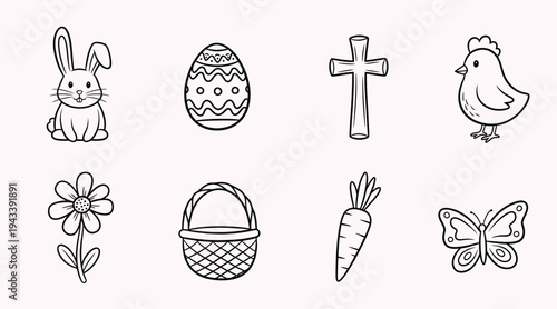 Easter symbols and icons
