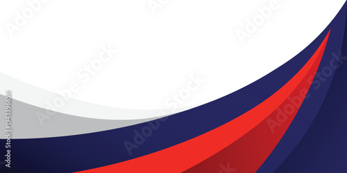 Abstract curved stripes red and blue racing background