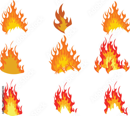 fire Design vector illustration