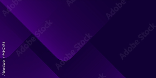 Abstract glowing diagonal stripe with purple and dark Polygon luxury background vector. Social ads banner or Landing page.