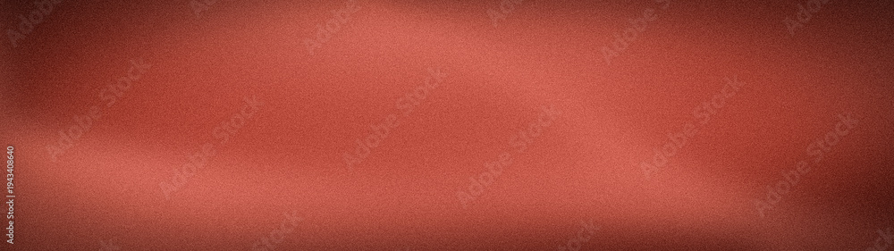 Fototapeta premium Grainy red gradient background with dark vignette and cinematic texture for luxury design
