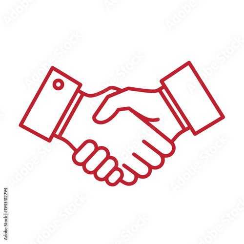 Handshake agreement partnership collaboration deal friendship greeting  two hands shaking