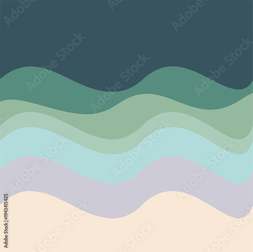 abstract wave background vector art